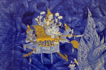 宗教的 Painting - 現代仏教ファンタジー 004 CK 仏教